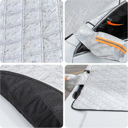 Car Windshield Snow & Sun Shade - Durable Winter/Summer Protector