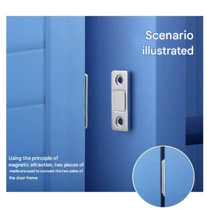 InvisiLock™ | Ultra-Thin Invisible Cabinet Door Magnets (4-Piece Set)