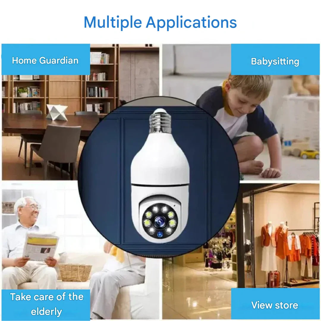 SpyBulb™ - Security WiFi Light Bulb Camera