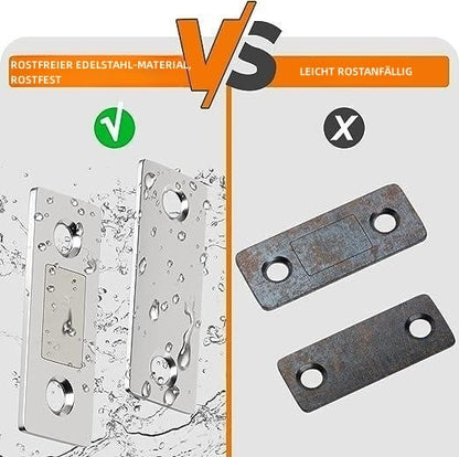 InvisiLock™ | Ultra-Thin Invisible Cabinet Door Magnets (4-Piece Set)