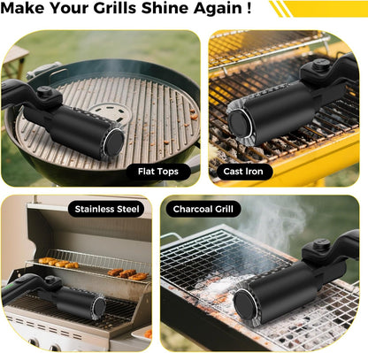 Electric BBQ Grill Brush Cordless and Rechargeable