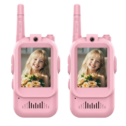 Kids'  Video Walkie-Talkie – 2-Pack HD Intercom for Playful, Secure Communication
