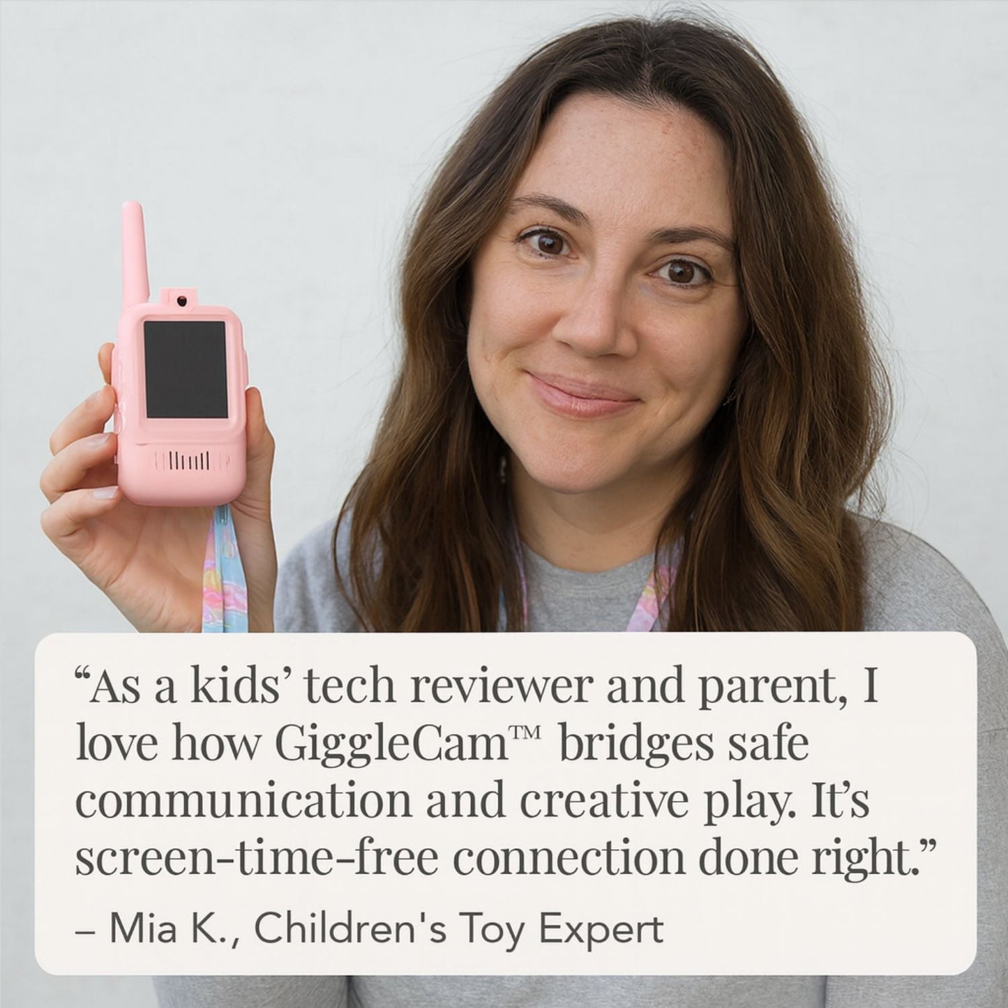 Kids'  Video Walkie-Talkie – 2-Pack HD Intercom for Playful, Secure Communication