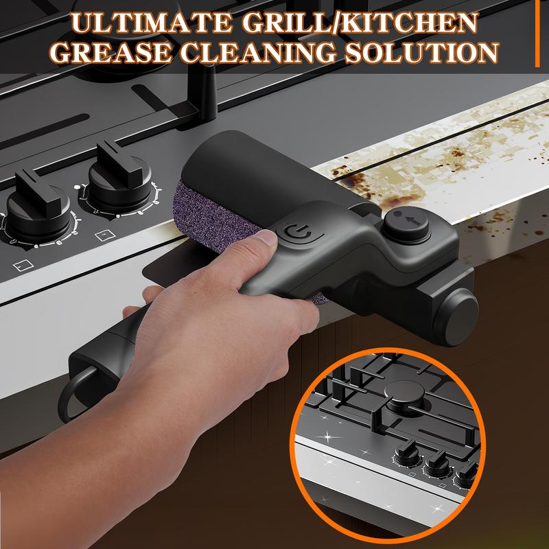 Electric BBQ Grill Brush Cordless and Rechargeable